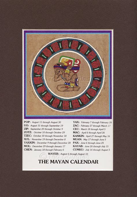 The Mayan Calendar: the Traditional Version as Modified by Ted Douglas ...