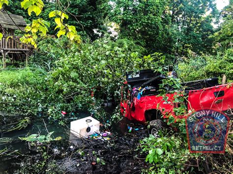 Pickup Truck Crashes Into Water Filled Ditch In Bethel