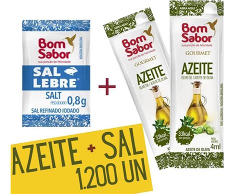 Sache Azeite Bom Sabor 200u Sache Sal Lebre 1000u 1 200u SHS