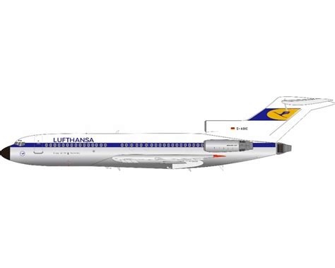 www.JetCollector.com: Lufthansa B727-100 w/stand D-ABIC 1:200 Scale ...