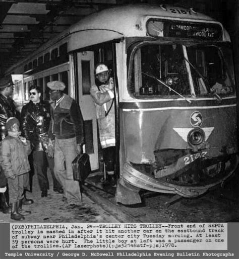 SEPTA trolley accident 1978 | Center city, Temple university, City