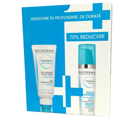 Pachet Bioderma Hydrabio Gel Crema Ml Si Hydrabio Serum Ml Emag Ro