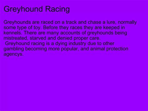 Animals for Races | PPT