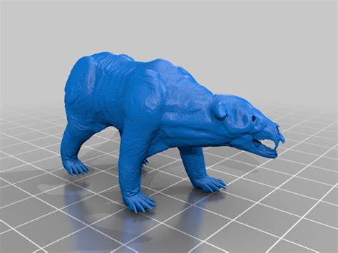 Free Stl File Annihilation Bear Creature・model To Download And 3d Print