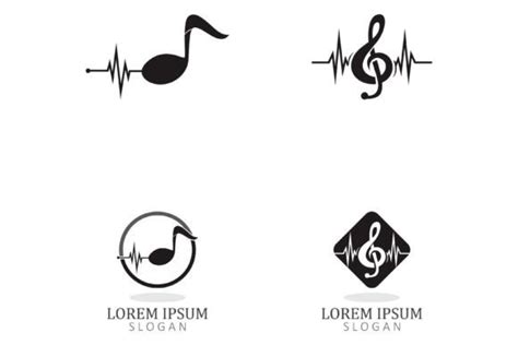 Music Note Logo Graphic by Nur design · Creative Fabrica