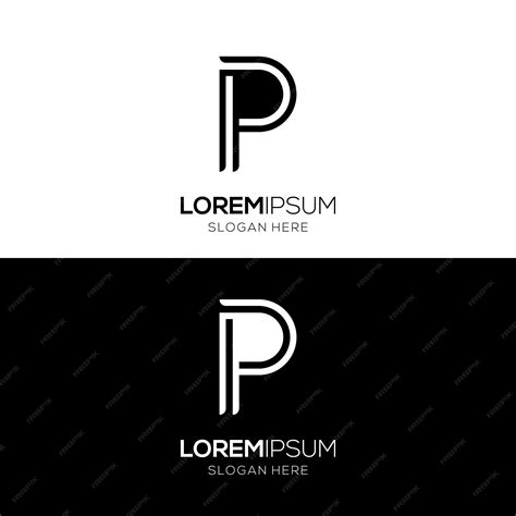 Premium Vector P Letter Logo Design Template