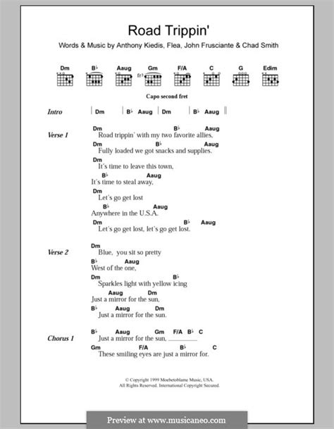 Road Trippin Red Hot Chili Peppers Por Flea A Kiedis C Smith J Frusciante Em M Sicaneo
