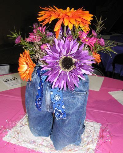 Denim And Diamonds Party Divas In Denim Centerpieces Mentoring