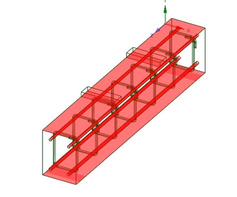 behavior  hollow beams   point loading