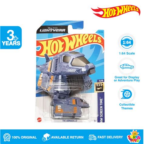 Hot Wheels Disney Pixar Lightyear The Armadilo Shopee Singapore