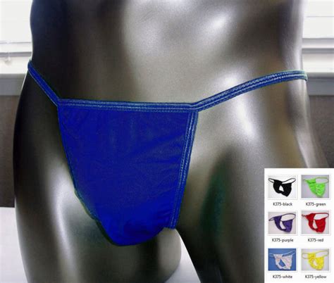 K375 HOT SEXY MEN POUCH STRING THONG MINI BACK EBay