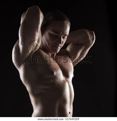 Naked Torso Male Bodybuilder Athlete Studio Stock Photo 517649209 Shutterstock