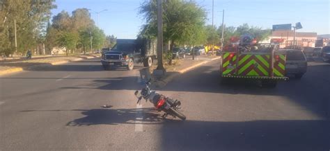 Grave Otro Motociclista Que Choc Contra Camioneta Notigram