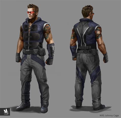 Johnny Cage Mkx Concept Artwork - Johnny Cage Mortal Kombat Art ...