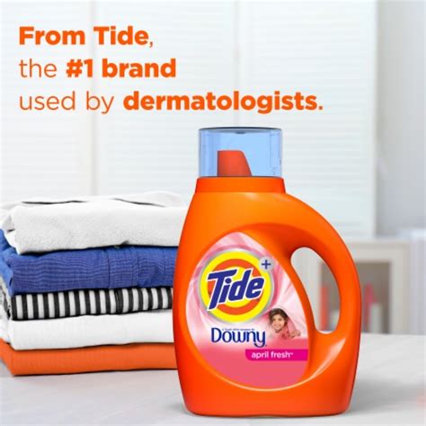 Tide Plus A Touch Of Downy Liquid Laundry Detergent April Fresh Scent