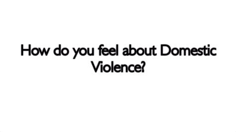 Domestic Violence Interview Project Youtube