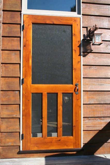 Wood Screen Door Traditional Screen Doors Minneapolis By Turtle