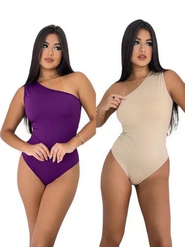 Kit Body Feminino Mula Manca Um Ombro Suplex Blogueira Parcelamento