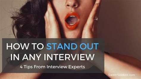 4 Experts Share Their Best Way To Stand Out In An Interview • Career