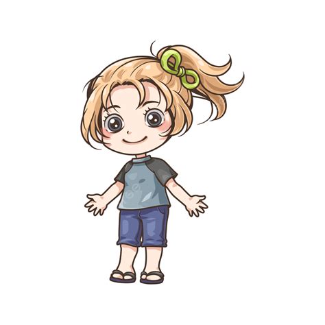 Cute Girl Cartoon Character 20009412 Png – NBKomputer