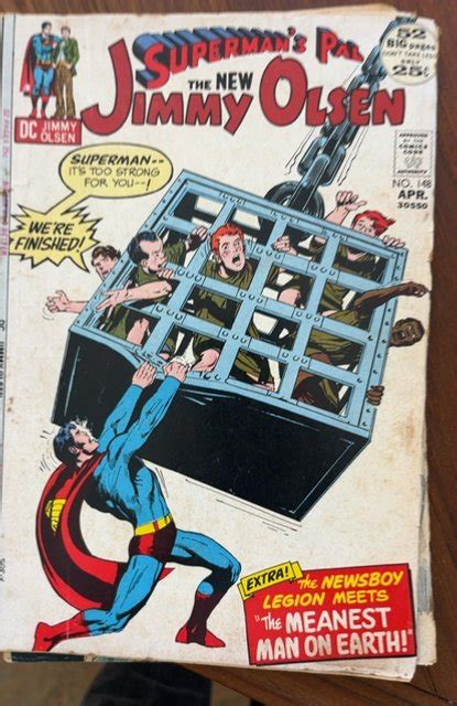 Superman S Pal Jimmy Olsen 148 1972 Jimmy Olsen Comic Books