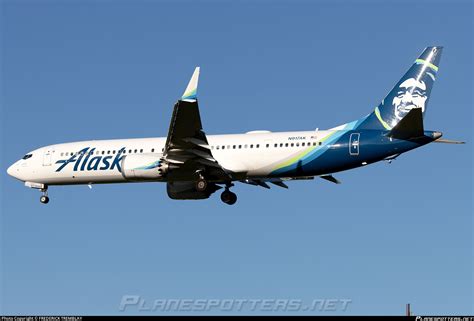 N Ak Alaska Airlines Boeing Max Photo By Frederick Tremblay