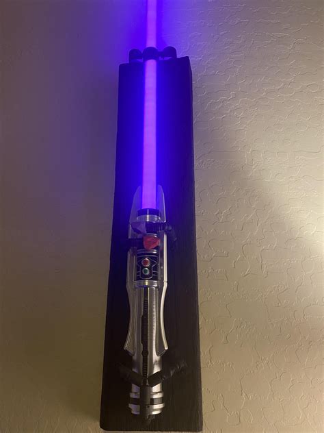 Custom Mount I Made For The Black Series Revan Blade 3d Printed A Red