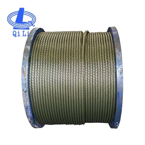 Crushing Resistant Steel Wire Rope Compacted Strand Lifting Cable Cord Galvanized Steel Wire