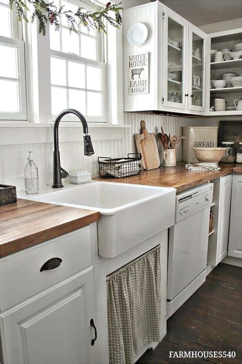 45 Perfect Farmhouse Small Kitchen Ideas That Will Amaze You ...