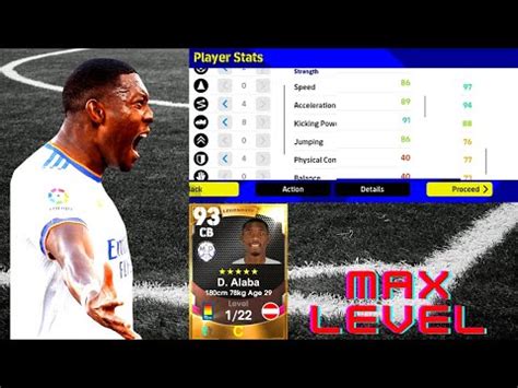 How To Train D Alaba Players In Efootball Mobile Youtube