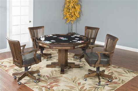 Market Square Alton 5 Piece Game Table With 4 Castered Chairs Morris