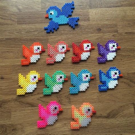 Small Bird Perler Bead Patterns Printable Templates Free