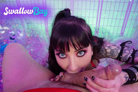 Tattooed Bitch Charlotte Sartre In Red Bikini And Stilettos Swallows Cock 30 Photos