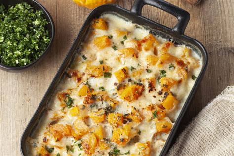 Recette De Gratin De Courge En Persillade Tapioca Et Parmesan