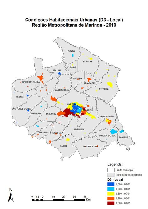 Região Metropolitana De Maringá Índice De Bem Estar Urbano