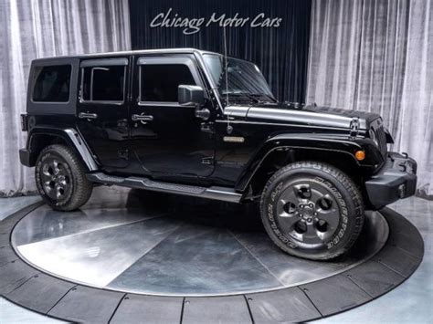 Used 2017 Jeep Wrangler Unlimited Freedom Edition 4dr Upgrades For Sale 33800 Chicago