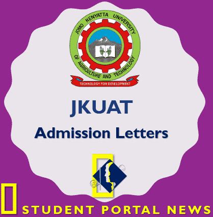 Jkuat Admission Letter