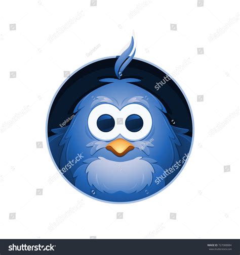 Avatar Portrait Funny Little Bird Profile Stock Illustration 727088884 ...