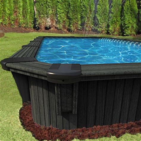 8'x12' Rectangle 52" Deep Somoa Wooden Pool - Pools Above Ground in ...