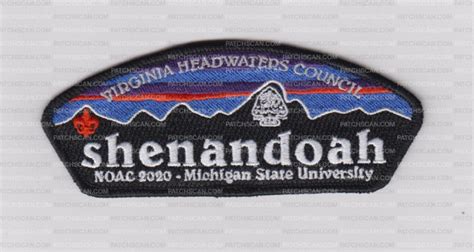 Shenandoah 258 NOAC 2020 CSP On PatchScan