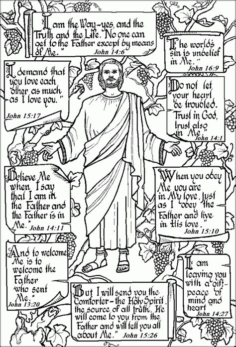 Illustration Of Statements Of Jesus From Abda Acts Art And Publishing