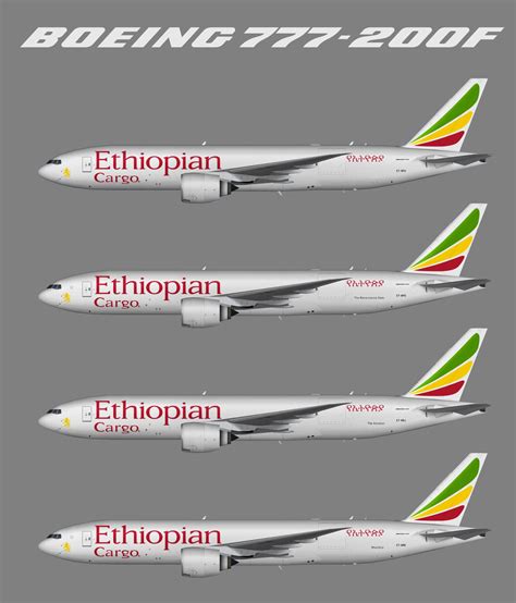 Ethiopian Airlines Cargo Boeing 777 200F Juergen S Paint Hangar