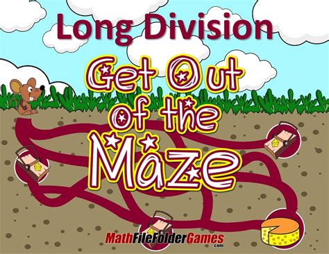 fun long division worksheets mazes worksheets library