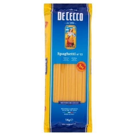 De Cecco Spaghetti Nr 12 Aus Hartweizengriess 1Kg