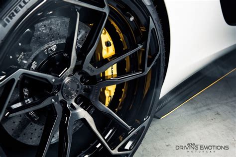 Mclaren 650s675lt White Adv1 Adv53 Mv2 Cs Wheel Wheel Front