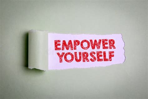 Empower Yourself Motivation Advice And Personal Development Concept