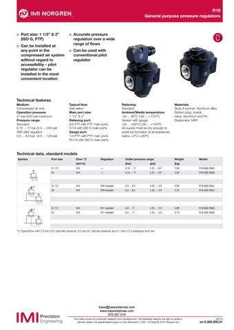 REGULADOR NORGREN R18 By Base Sistemas Issuu