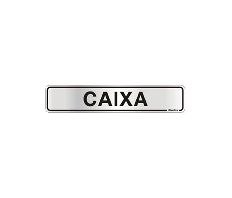 Placa De Sinaliza O Alum Nio Caixa X Cm Reis Lixeiras