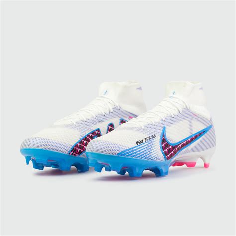 бутсы Nike Air Zoom Mercurial Superfly IX Elite FG White Blue купить за ...