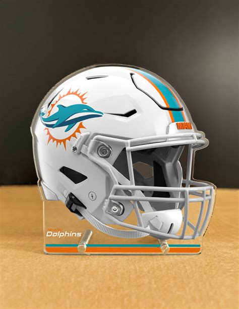 NFL Miami Dolphins Acrylic Speed Helmet Standee – UPI Marketing, Inc.